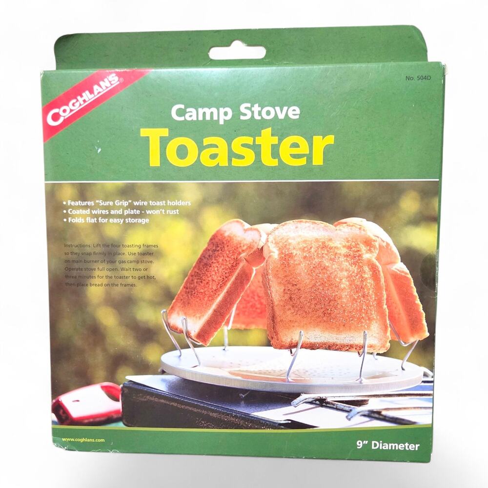 Coghlan's Camp Stove Toaster Steel Wire Toast Holders Compact Camping Cookware